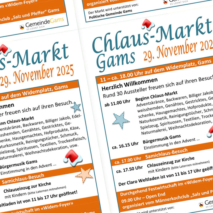 Brennerei Schegg am Gamser Chlaus-Markt, 29. November 2025